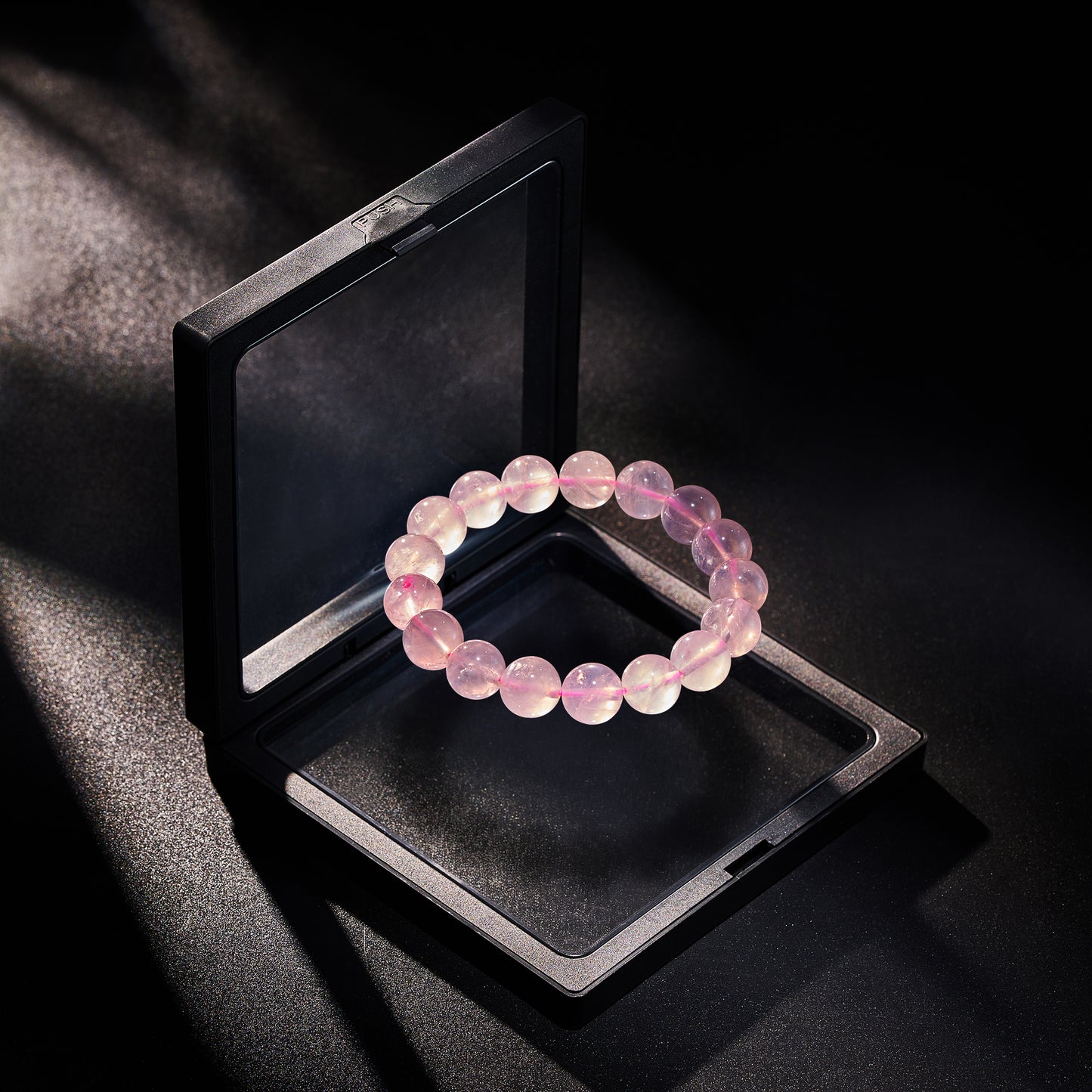 Natural Rose Quartz Bead Bracelet - 10mm